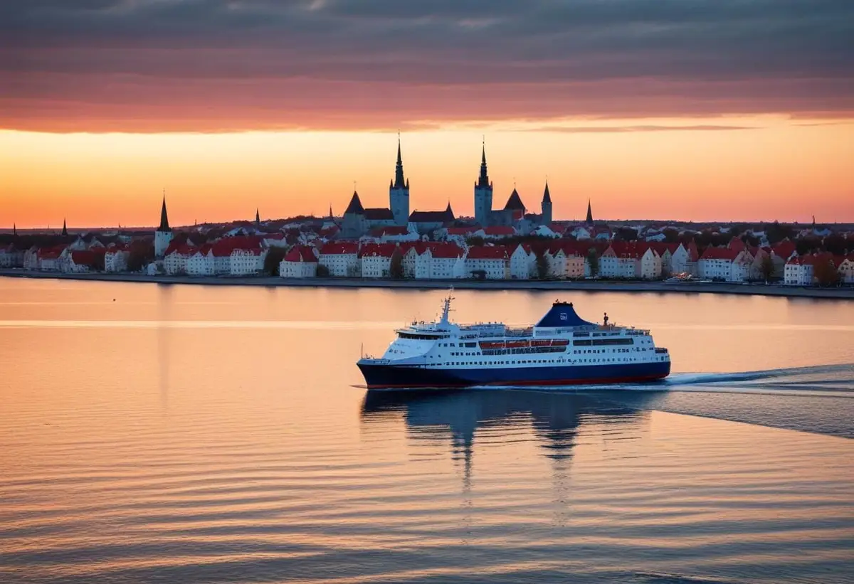 Upptäck färja till Tallinn – din nästa äventyrsresa! illustration