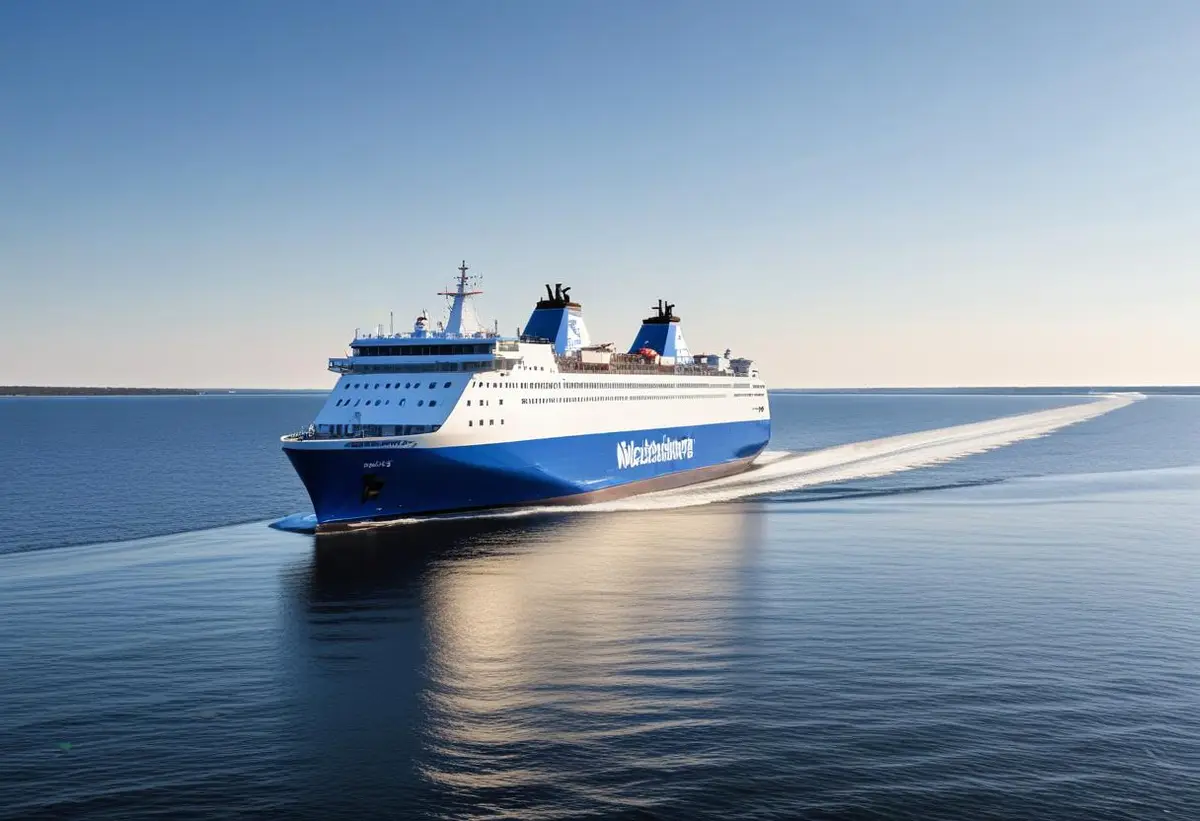 Ett roligt färjeäventyr med FS Mecklenburg-Vorpommern illustration